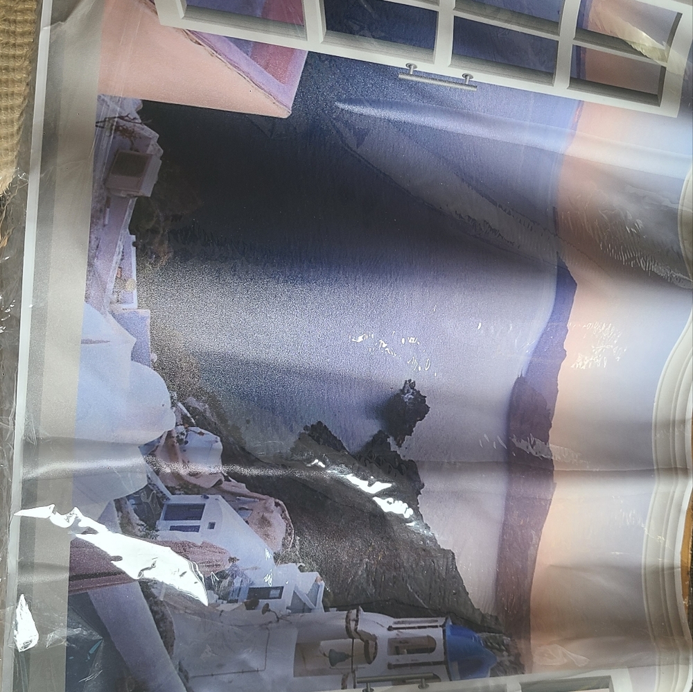 Wall sticker fake window